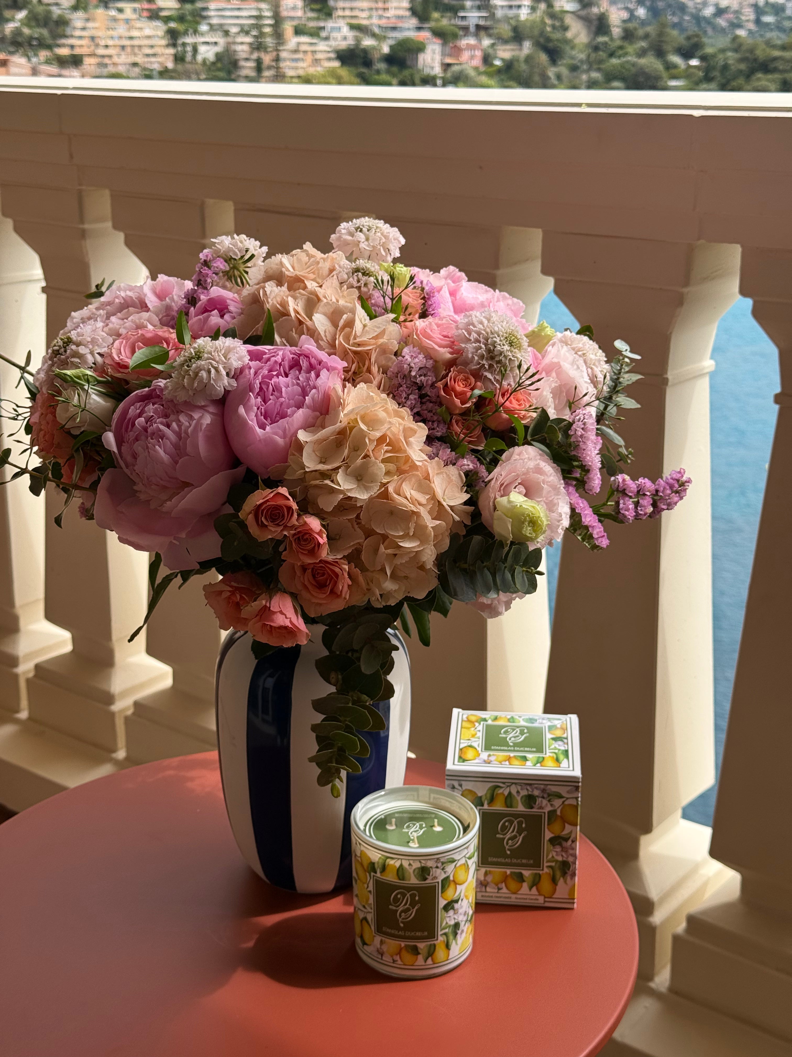 Bouquet ton rosé fête des mères L