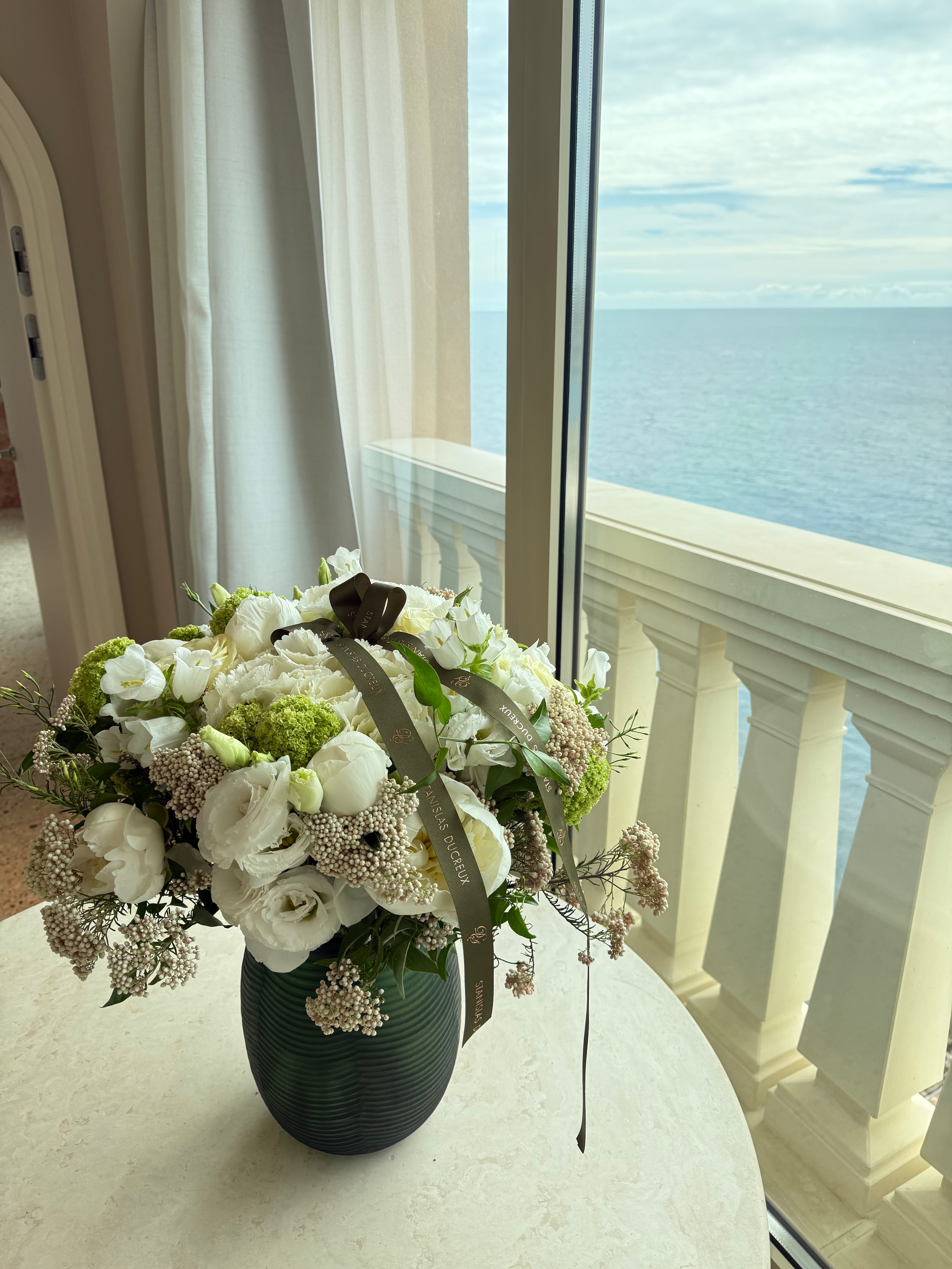 Bouquet blanc fête des mères S