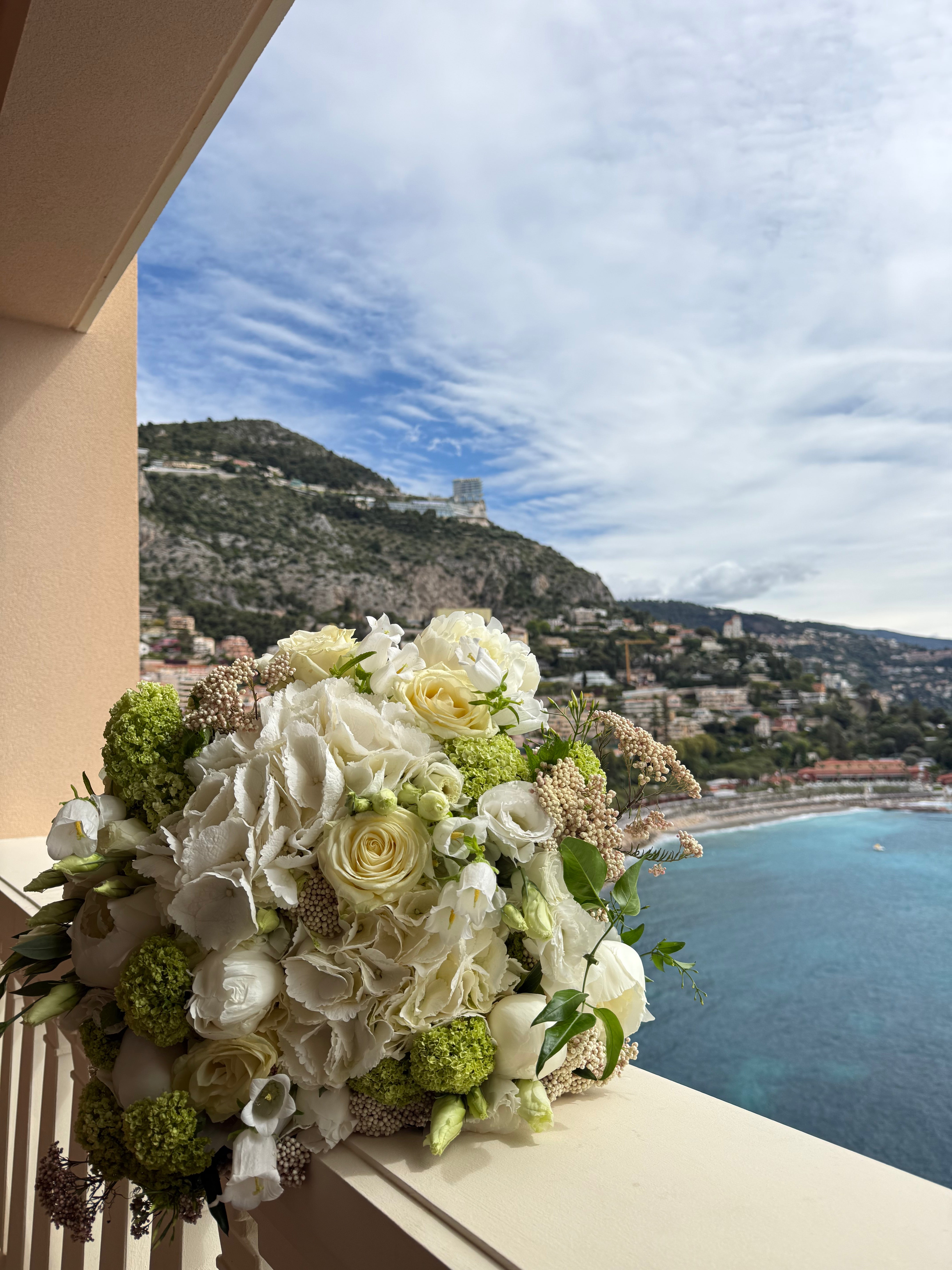Bouquet blanc fête des mères S