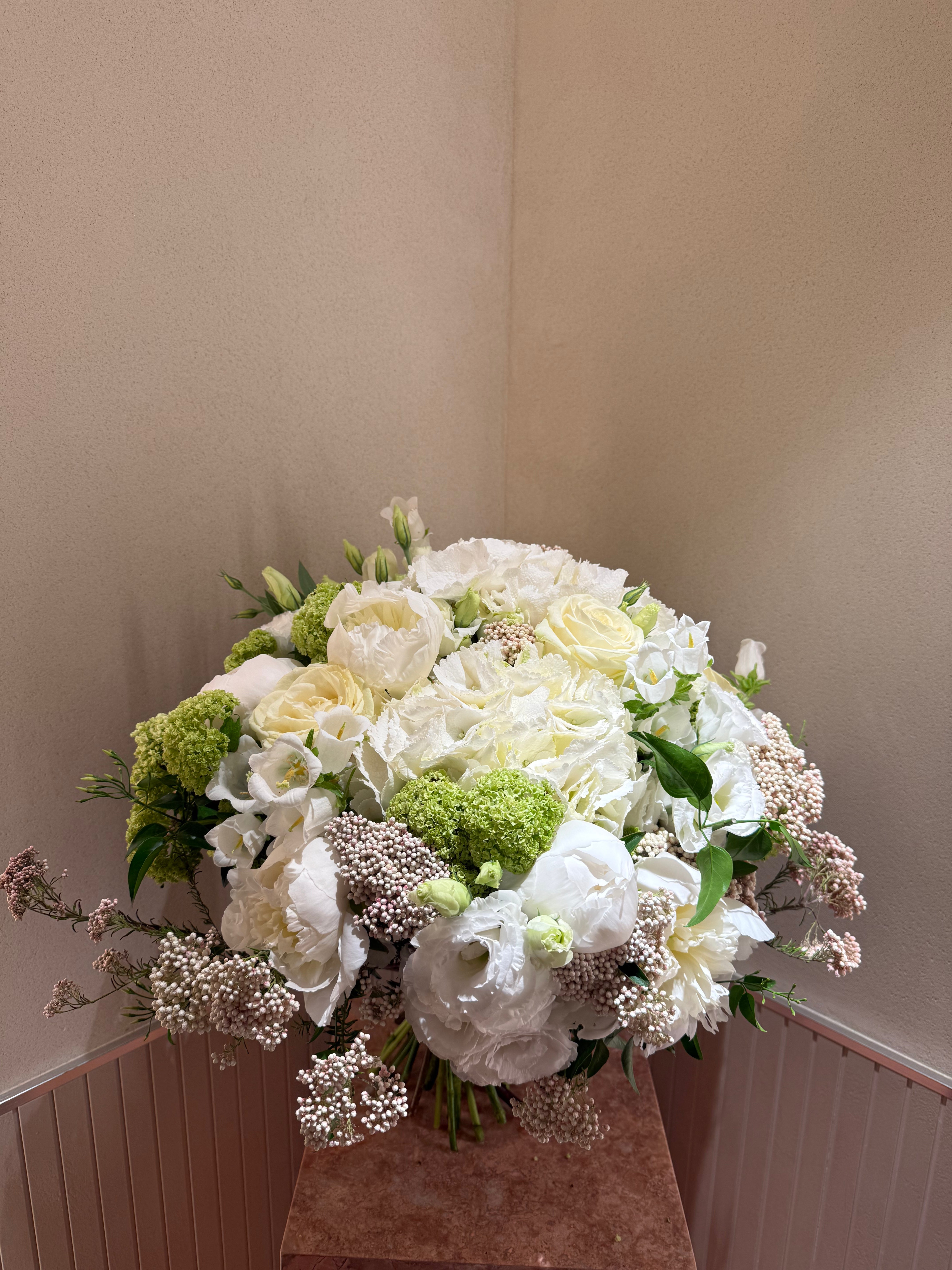 Bouquet blanc fête des mères S