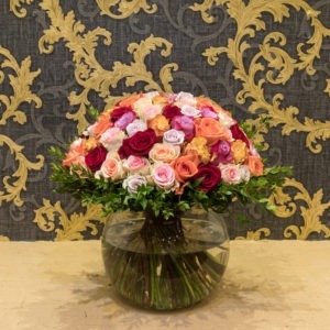 Bouquet de Roses mélangées